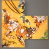 3 affixed panels, 22" x 22" total